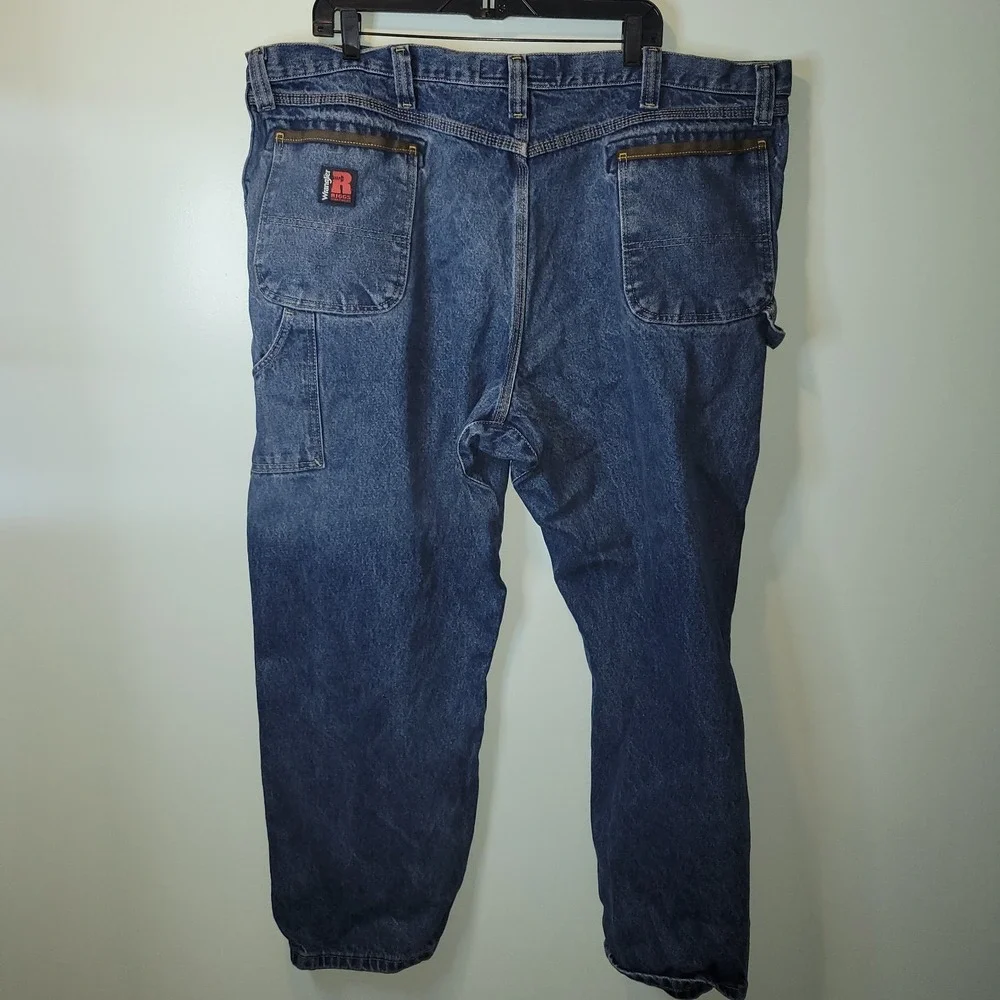 Wrangler‎ Riggs Workwear Men's 46x30 Dark Wash Carpenter Jeans